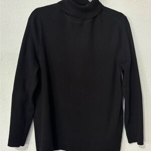 Classic Black Turtleneck Sweater